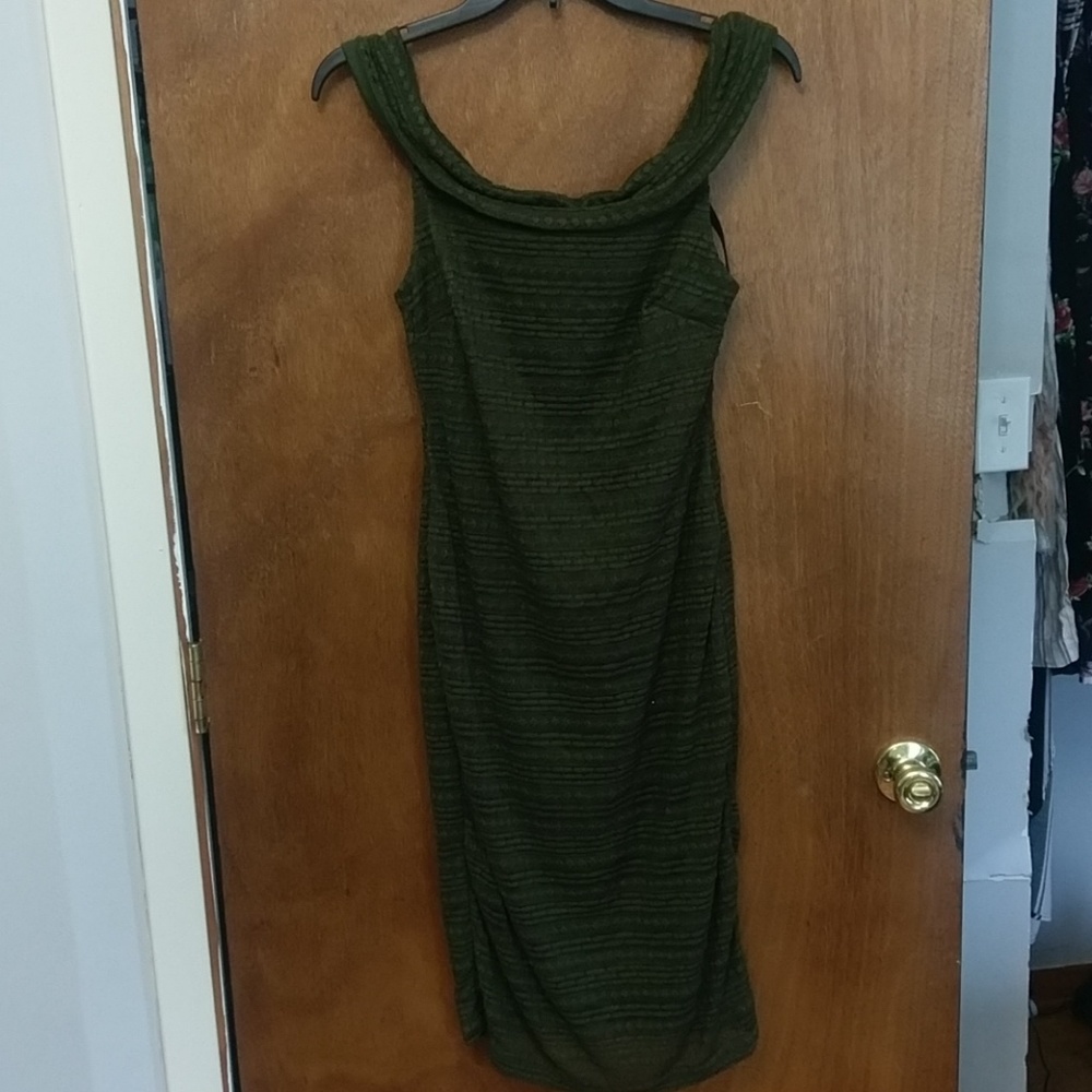 Dark green fancy dress